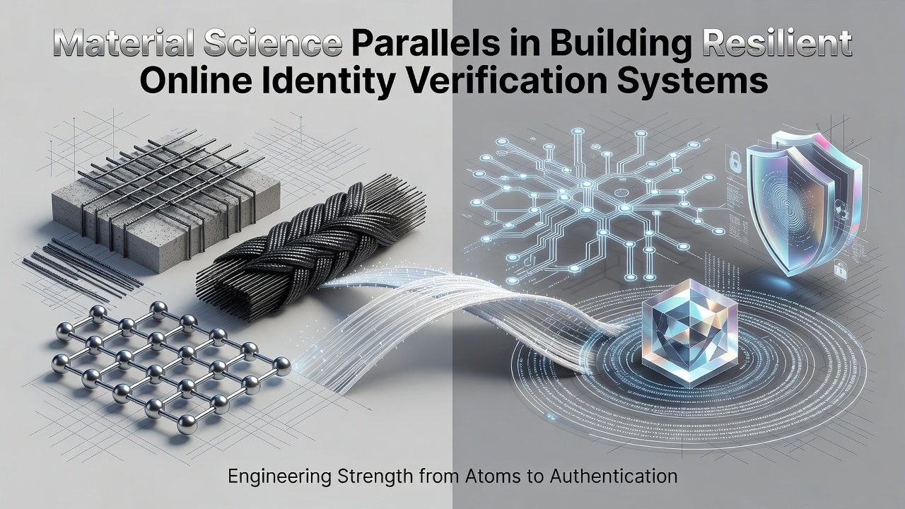 Material Science Parallels in Building Resilient Online Identity Verification Systems